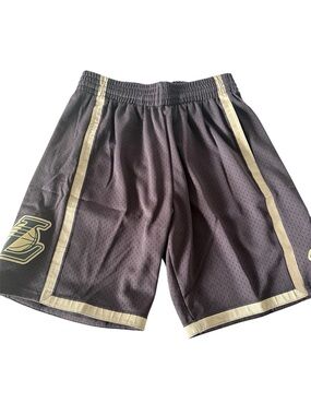 Hardwood Classics Vintage Lakers Shorts Men’s Medium Mitchel And Ness Brown New